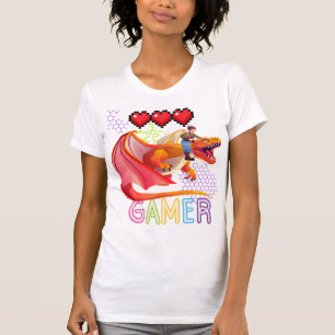 Gamer Dragon Mum – Cute Fantasy Gaming Dragon Mum  T-Shirt