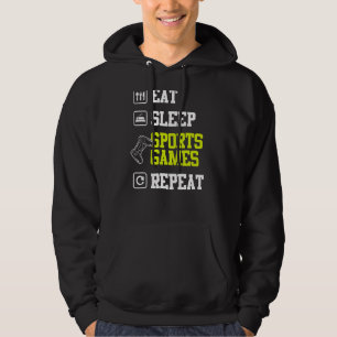 Gamer   Eat Sleep Sports Games Video Gaming Hoodie