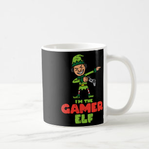 Gamer Elf Dab Xmas Christmas Family Boys Kids Men Coffee Mug