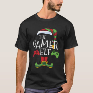 Gamer Elf Matching Family Christmas Funny I'M The  T-Shirt