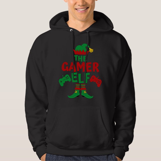 Gamer Elf Matching Family Shirts Christmas Party P (Front)