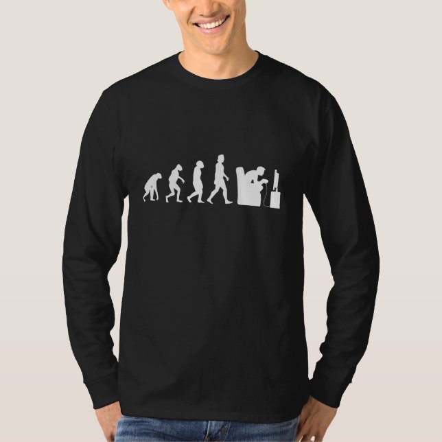 Gamer Evolution Video Games Gaming T-Shirt (Front)