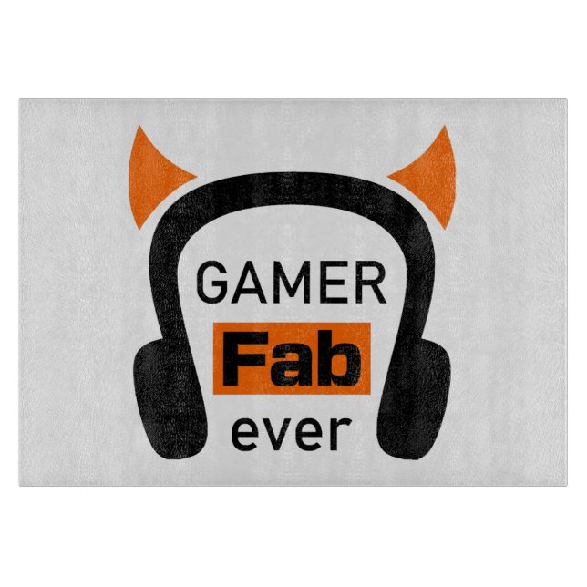 gamer fab-ever cutting board (Front)