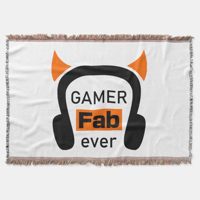 gamer fab-ever throw blanket (Front)