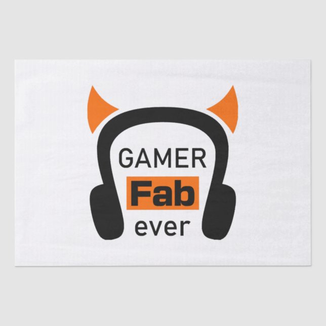 gamer fab-ever tissue paper (Front)