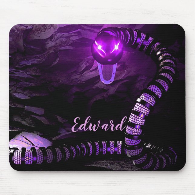 Gamer Fantasy Snake Custom Mouse Pad (Front)