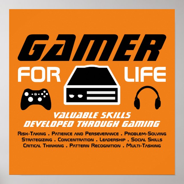 Gamer for Life Poster (Front)
