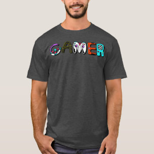 Gamer Forever Skeleton forever Video Gaming T-Shir T-Shirt