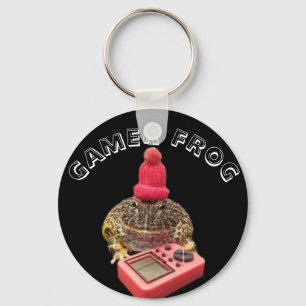 Gamer Frog Key Ring