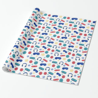 GAMER GAMERS GAMING WRAPPING PAPER