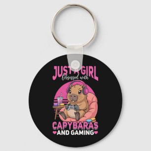 Gamer Gaming Capyra Video Game Key Ring