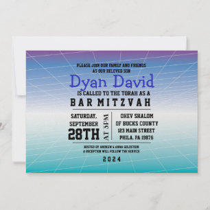 GAMER GAMING DIGITAL Bar Mitzvah Invitation