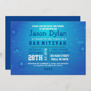GAMER GAMING DIGITAL Bar Mitzvah Invitation