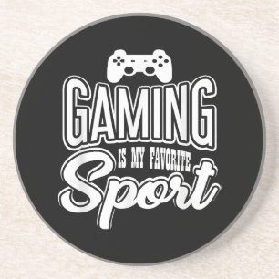 Gamer - Gaming Is My Favourite Sport Coaster