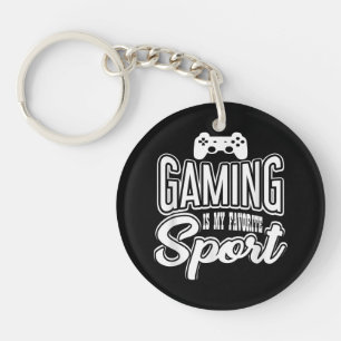 Gamer - Gaming Is My Favourite Sport Key Ring