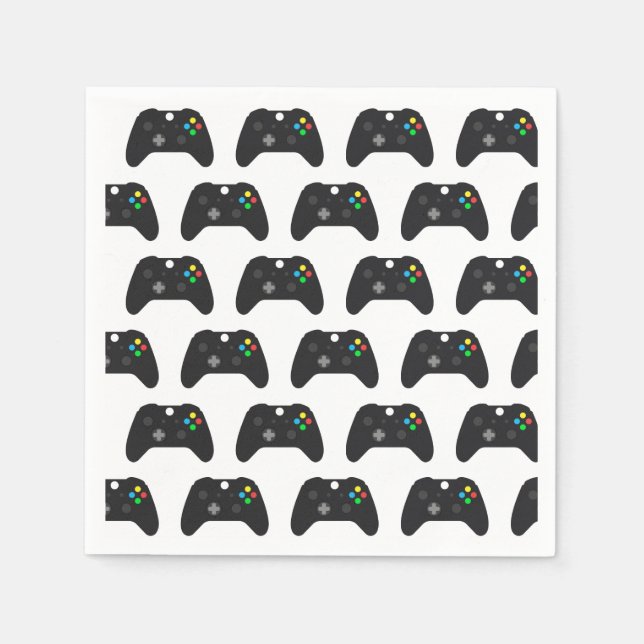 Gamer Gaming Paper Napkin (Front)