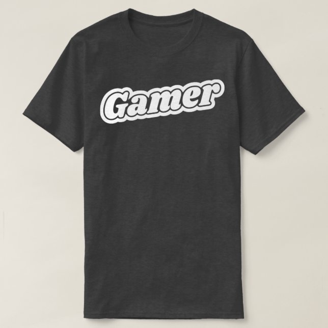 Gamer Gaming PC Player Videogamer T-Shirt (Design Front)