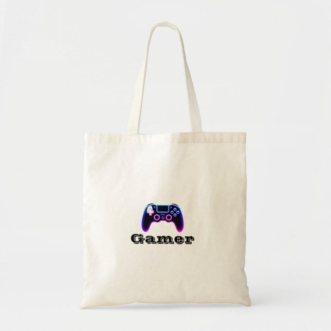 Gamer, gaming  tote bag (Front)