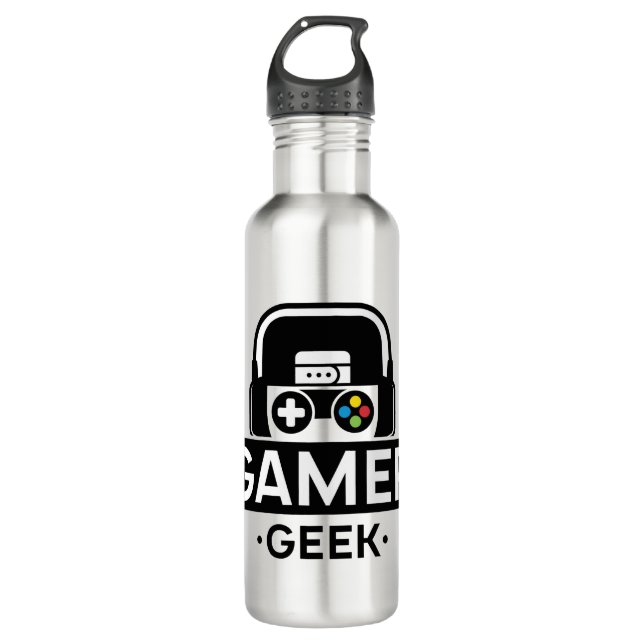 Gamer Geek 710 Ml Water Bottle (Front)
