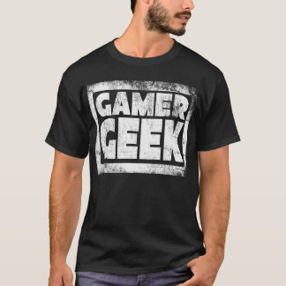 GAMER GEEK (Distressed) by JFStan T-Shirt