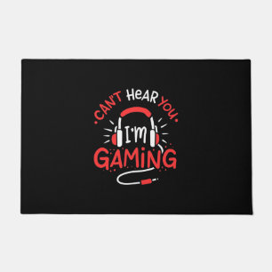 Gamer Gift Can Not Here You I Am Gaming Doormat