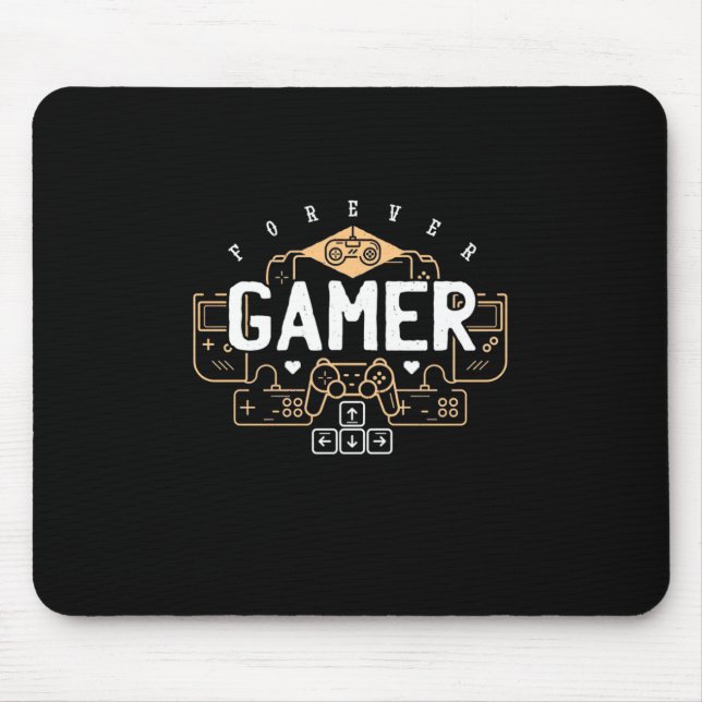 Gamer Gift | Forever Gamer Mouse Pad (Front)