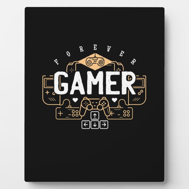 Gamer Gift | Forever Gamer Plaque (Front)