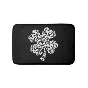 Gamer Gift Game Shamrock St Patricks Day Irish Bath Mat