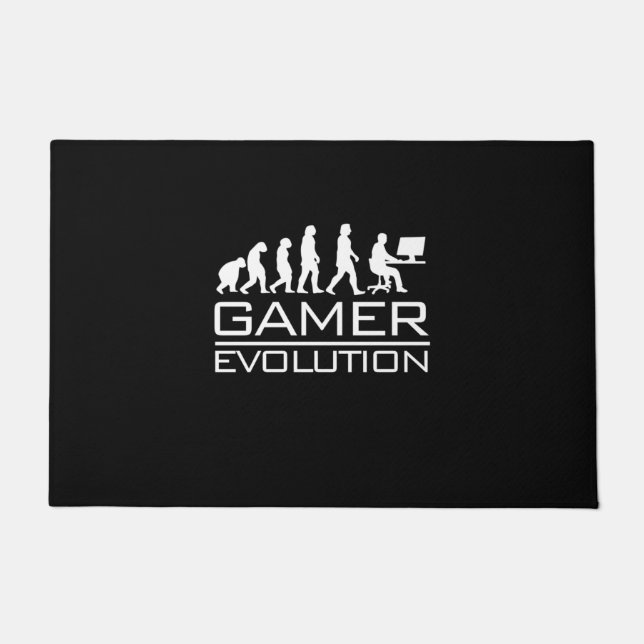 Gamer Gift | Gamer Evolution Doormat (Front)