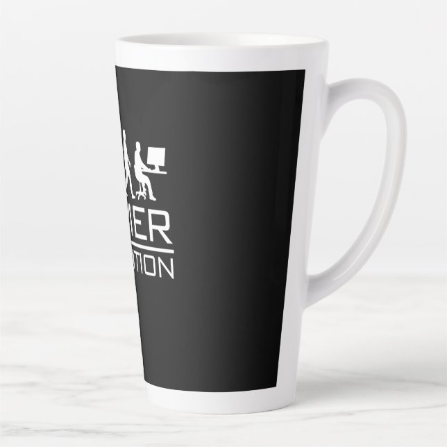 Gamer Gift | Gamer Evolution Latte Mug (Right)