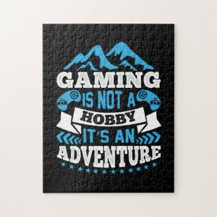 Gamer Gift Gaming Is Not A Hobby Jigsaw Puzzle