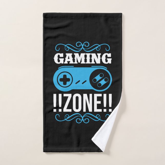 Gamer Gift Gaming Zone Hand Towel (Hand Towel)