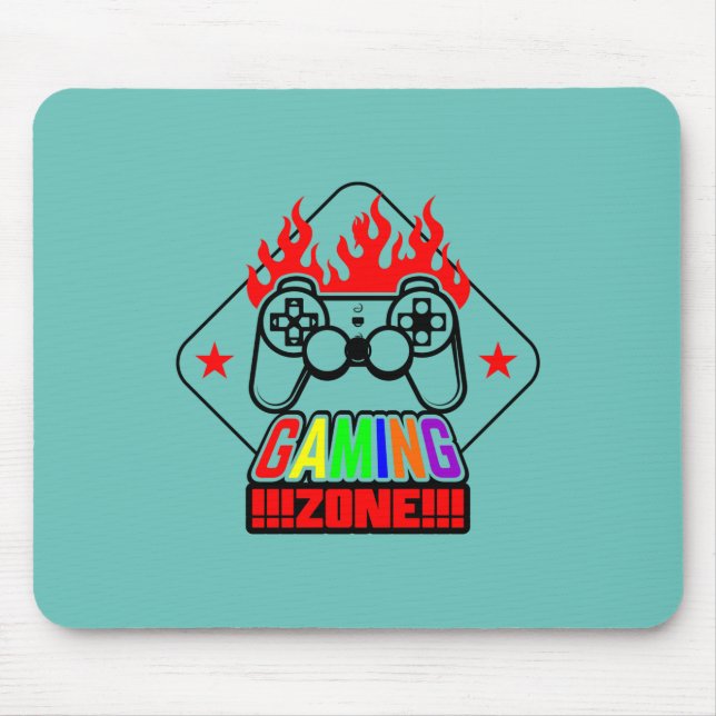 Gamer Gift Gaming Zone Mouse Pad (Front)