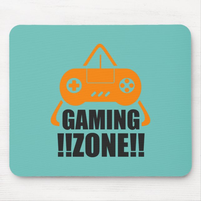 Gamer Gift Gaming Zones Mouse Pad (Front)