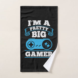 Gamer Gift I Am A Pretty Big Gamer Hand Towel