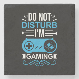 Gamer Gift I Am Gaming Stone Coaster