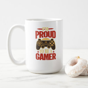 Gamer Gift - I'm Proud to be a Gamer Coffee Mug