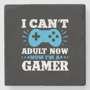 Gamer Gift Now I Am A Gamer Stone Coaster