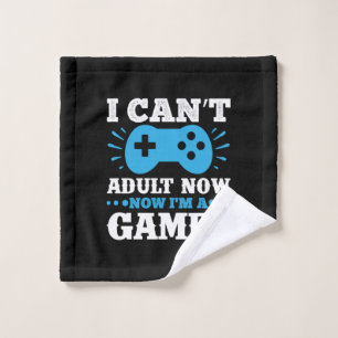Gamer Gift Now I Am A Gamer Wash Cloth