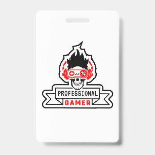 Gamer Gift Professional Gamer ID Badge