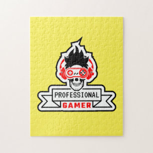 Gamer Gift Professional Gamer Jigsaw Puzzle