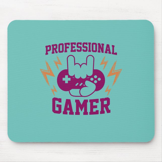 Gamer Gift Professional Gamers Mouse Pad (Front)