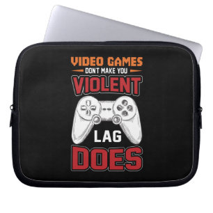 Gamer Gift Video Games Lag Does Laptop Sleeve