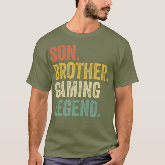 Gamer Gifts For Teen Boys Best Christmas Gaming T-Shirt (Front)