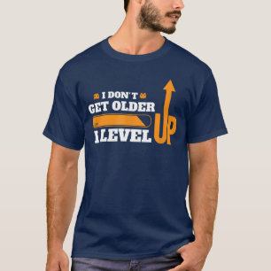 Gamer Gifts Funny Video Game Cool Older Level Up G T-Shirt
