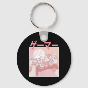 Gamer Girl Anime Kawaii Gaming Cute Video Game Wom Key Ring