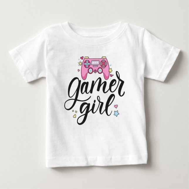 Gamer Girl Baby T-Shirt (Front)