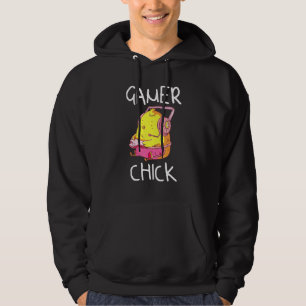 Gamer Girl Funny Cute Gamer Chick Video Gaming Hoodie