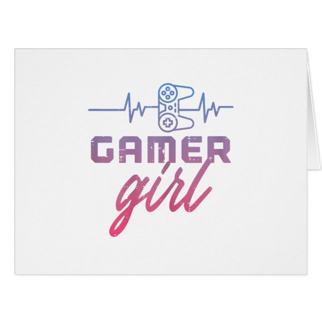 Gamer Girl Heartbeat Gaming  (Front Horizontal)