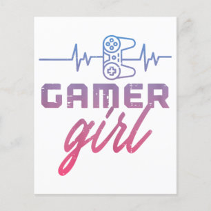 Gamer Girl Heartbeat Gaming 